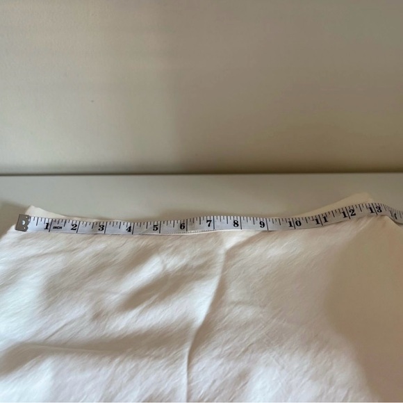 EUC Long Skirt in Washed Satin White S - Picture 5 of 6